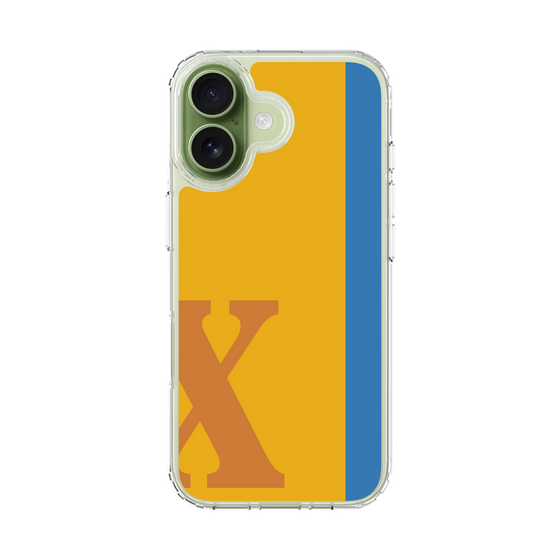 スリムプロテクションケース［ オリジナル - initial color line - X orange ］
