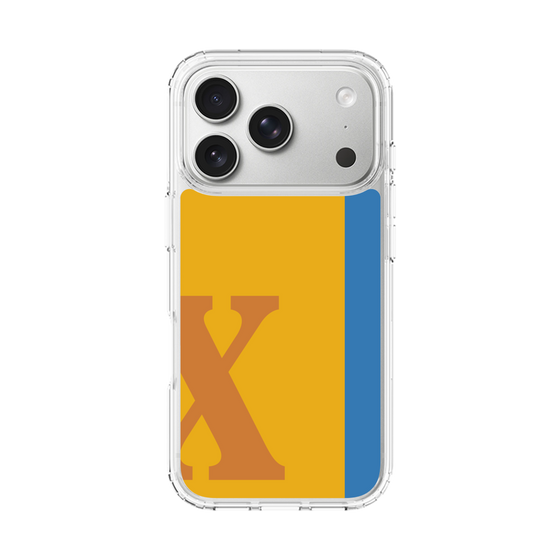 スリムプロテクションケース［ オリジナル - initial color line - X orange ］