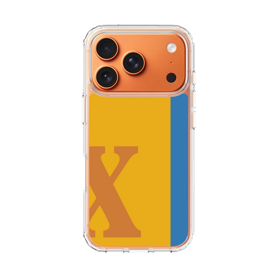 スリムプロテクションケース［ オリジナル - initial color line - X orange ］