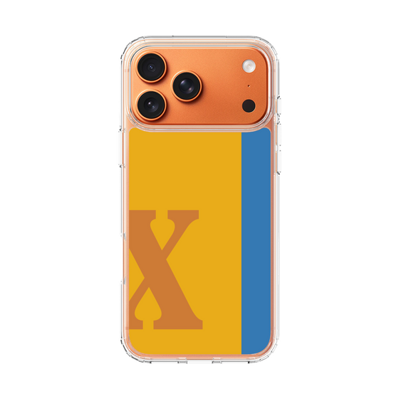 スリムプロテクションケース［ オリジナル - initial color line - X orange ］