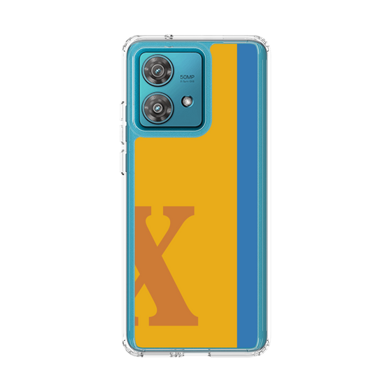 スリムプロテクションケース［ オリジナル - initial color line - X orange ］