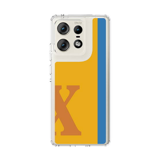 スリムプロテクションケース［ オリジナル - initial color line - X orange ］