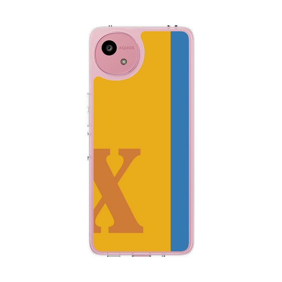 スリムプロテクションケース［ オリジナル - initial color line - X orange ］