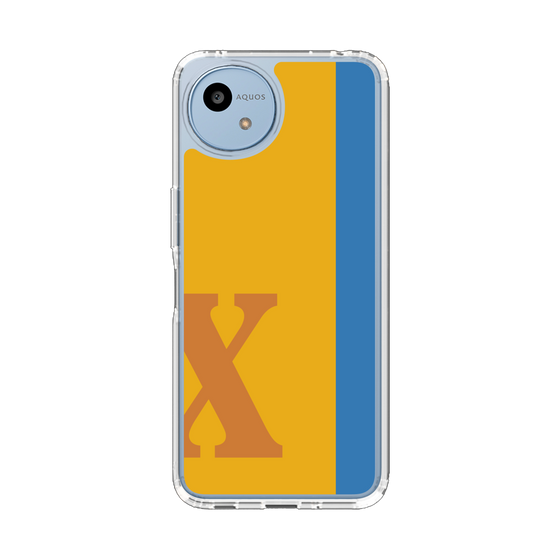 スリムプロテクションケース［ オリジナル - initial color line - X orange ］