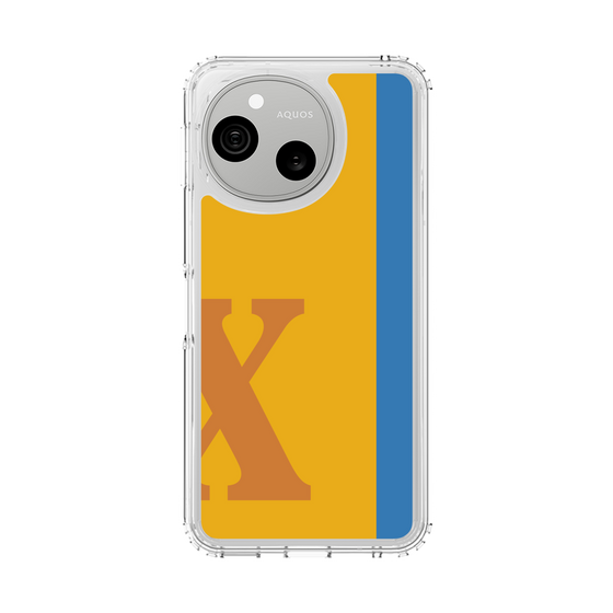 スリムプロテクションケース［ オリジナル - initial color line - X orange ］