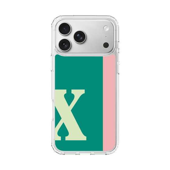 スリムプロテクションケース［ オリジナル - initial color line - X green ］