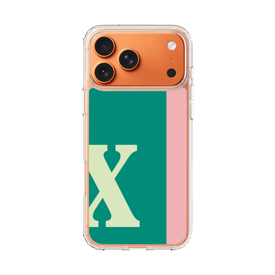 スリムプロテクションケース［ オリジナル - initial color line - X green ］