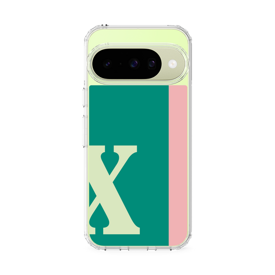 スリムプロテクションケース［ オリジナル - initial color line - X green ］