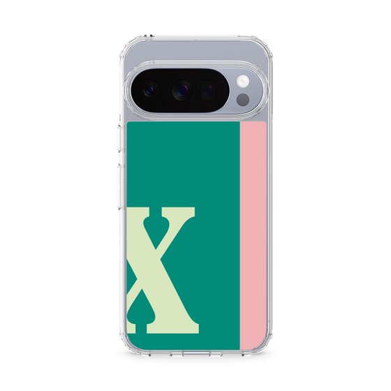 スリムプロテクションケース［ オリジナル - initial color line - X green ］