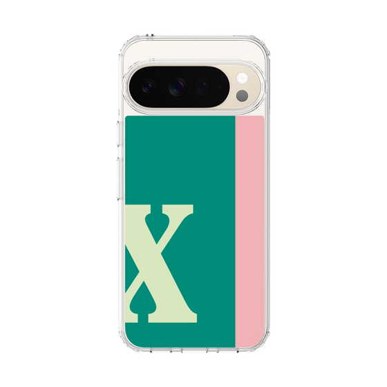 スリムプロテクションケース［ オリジナル - initial color line - X green ］