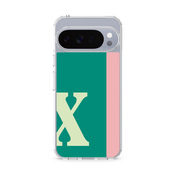 スリムプロテクションケース［ オリジナル - initial color line - X green ］
