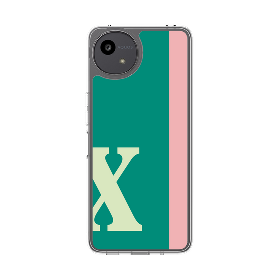 スリムプロテクションケース［ オリジナル - initial color line - X green ］
