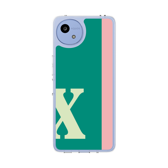 スリムプロテクションケース［ オリジナル - initial color line - X green ］