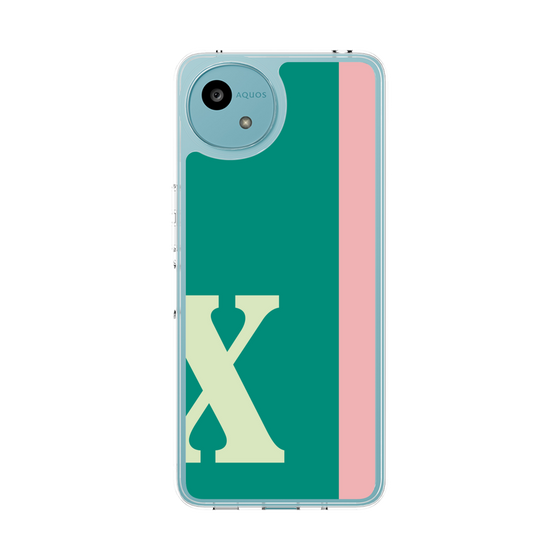 スリムプロテクションケース［ オリジナル - initial color line - X green ］