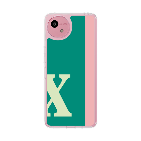 スリムプロテクションケース［ オリジナル - initial color line - X green ］