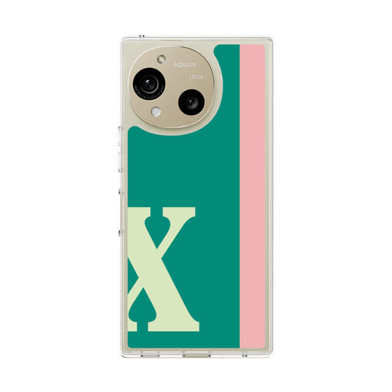 スリムプロテクションケース［ オリジナル - initial color line - X green ］