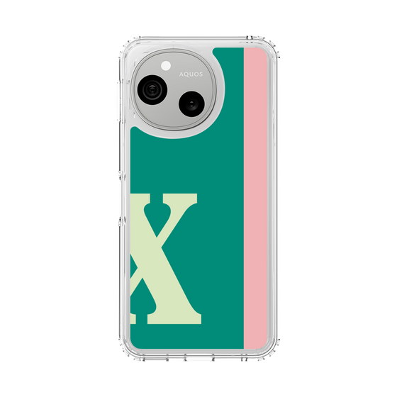 スリムプロテクションケース［ オリジナル - initial color line - X green ］