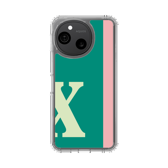 スリムプロテクションケース［ オリジナル - initial color line - X green ］