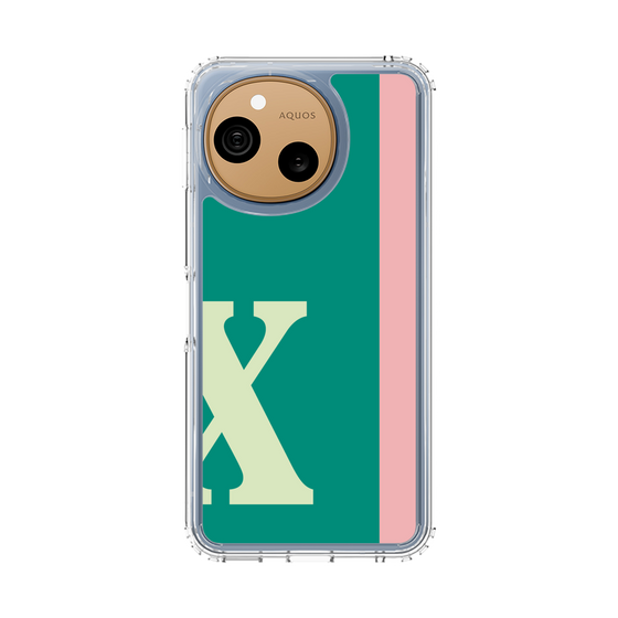 スリムプロテクションケース［ オリジナル - initial color line - X green ］