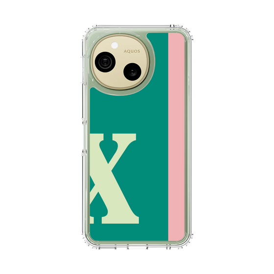 スリムプロテクションケース［ オリジナル - initial color line - X green ］