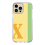 スリムプロテクションケース［ オリジナル - initial color line - X yellow ］