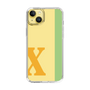 スリムプロテクションケース［ オリジナル - initial color line - X yellow ］