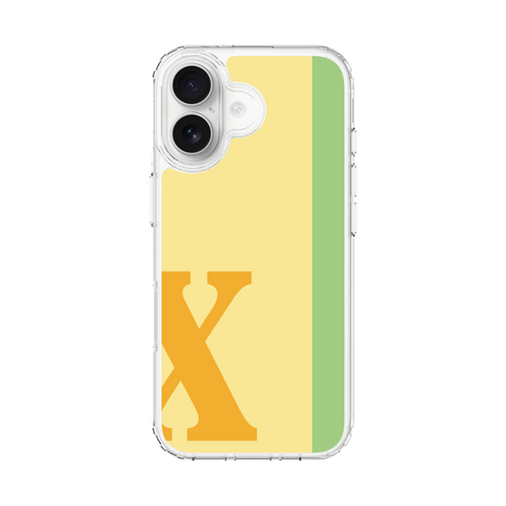 スリムプロテクションケース［ オリジナル - initial color line - X yellow ］