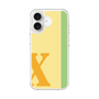 スリムプロテクションケース［ オリジナル - initial color line - X yellow ］