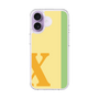スリムプロテクションケース［ オリジナル - initial color line - X yellow ］