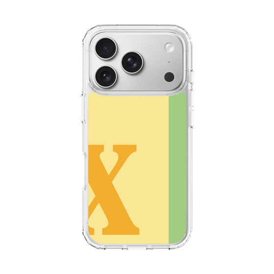 スリムプロテクションケース［ オリジナル - initial color line - X yellow ］