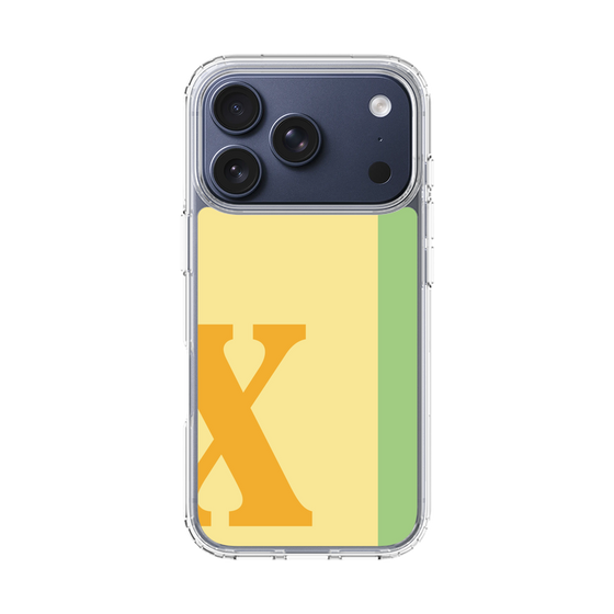 スリムプロテクションケース［ オリジナル - initial color line - X yellow ］