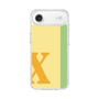 スリムプロテクションケース［ オリジナル - initial color line - X yellow ］