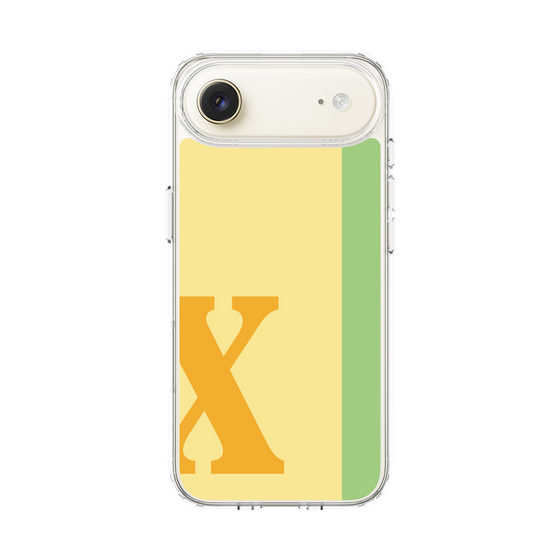 スリムプロテクションケース［ オリジナル - initial color line - X yellow ］