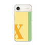 スリムプロテクションケース［ オリジナル - initial color line - X yellow ］