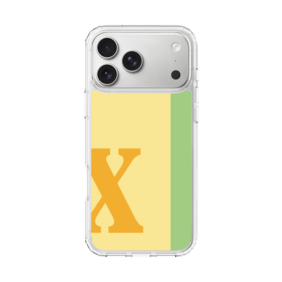 スリムプロテクションケース［ オリジナル - initial color line - X yellow ］
