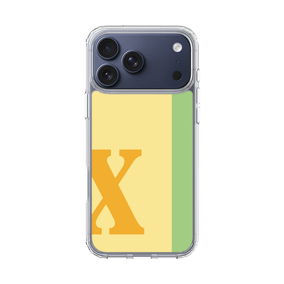 スリムプロテクションケース［ オリジナル - initial color line - X yellow ］