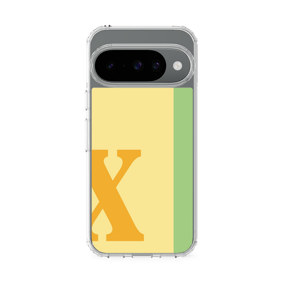 スリムプロテクションケース［ オリジナル - initial color line - X yellow ］