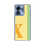 スリムプロテクションケース［ オリジナル - initial color line - X yellow ］