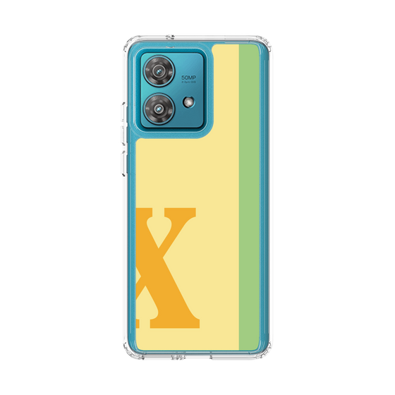 スリムプロテクションケース［ オリジナル - initial color line - X yellow ］