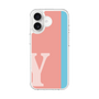 スリムプロテクションケース［ オリジナル - initial color line - Y pink ］