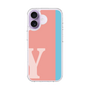 スリムプロテクションケース［ オリジナル - initial color line - Y pink ］