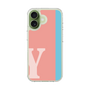 スリムプロテクションケース［ オリジナル - initial color line - Y pink ］
