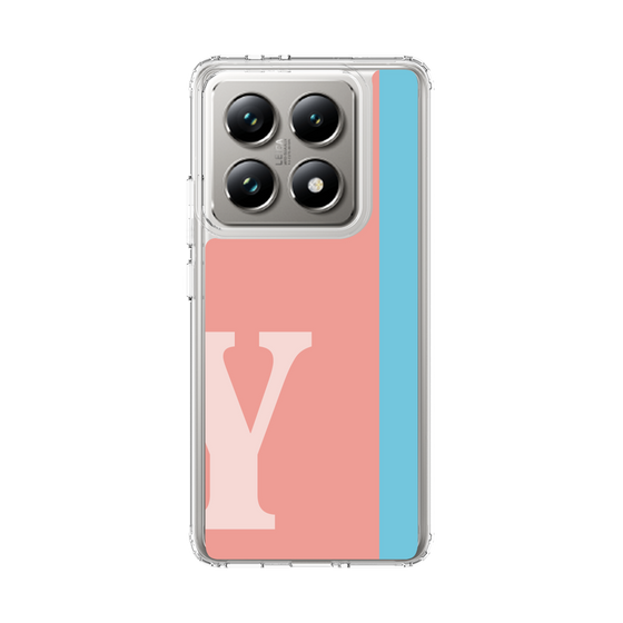 スリムプロテクションケース［ オリジナル - initial color line - Y pink ］