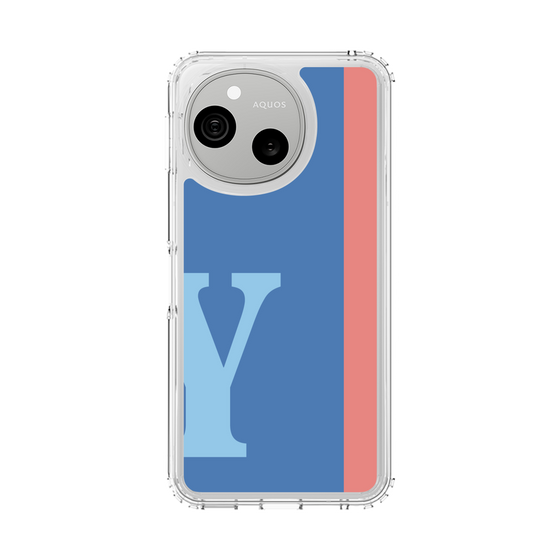 スリムプロテクションケース［ オリジナル - initial color line - Y blue ］