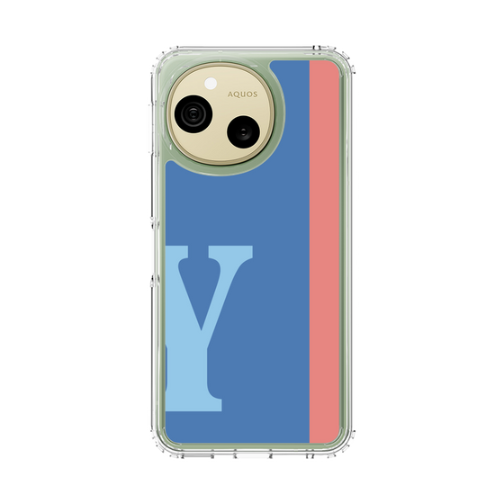 スリムプロテクションケース［ オリジナル - initial color line - Y blue ］