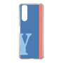 スリムプロテクションケース［ オリジナル - initial color line - Y blue ］