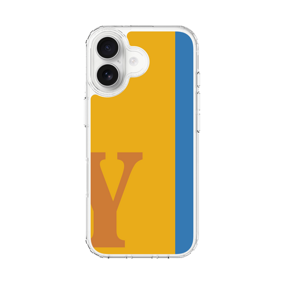 スリムプロテクションケース［ オリジナル - initial color line - Y orange ］