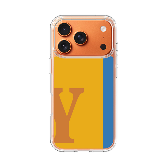スリムプロテクションケース［ オリジナル - initial color line - Y orange ］