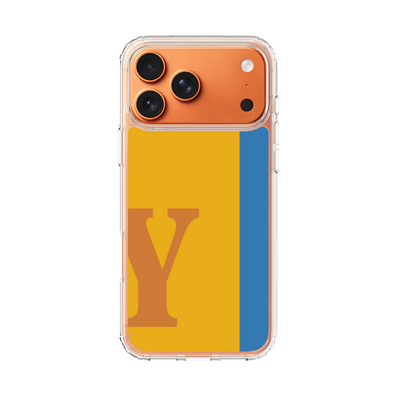 スリムプロテクションケース［ オリジナル - initial color line - Y orange ］