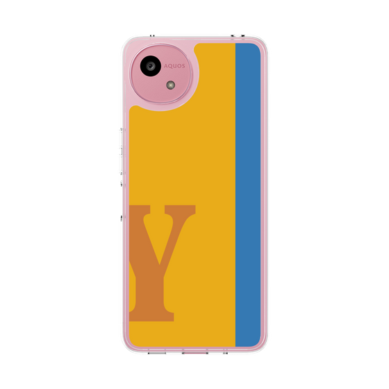 スリムプロテクションケース［ オリジナル - initial color line - Y orange ］